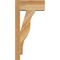 Ekena Millwork Funston Block Rough Sawn Outlooker, Western Red Cedar, 6"W x 12"D x 24"H OUT06X12X24FST05RWR - alternate 4